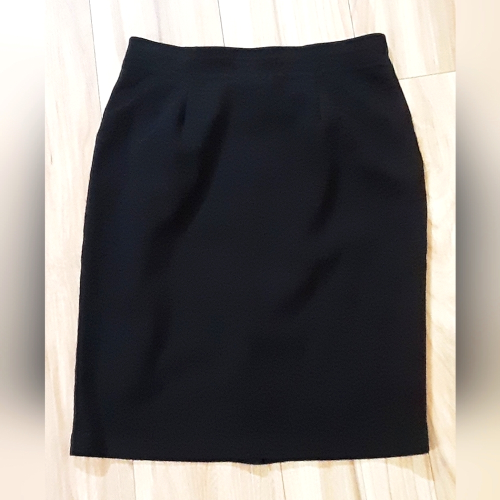 Eileen Fisher Black Pencil Skirt.